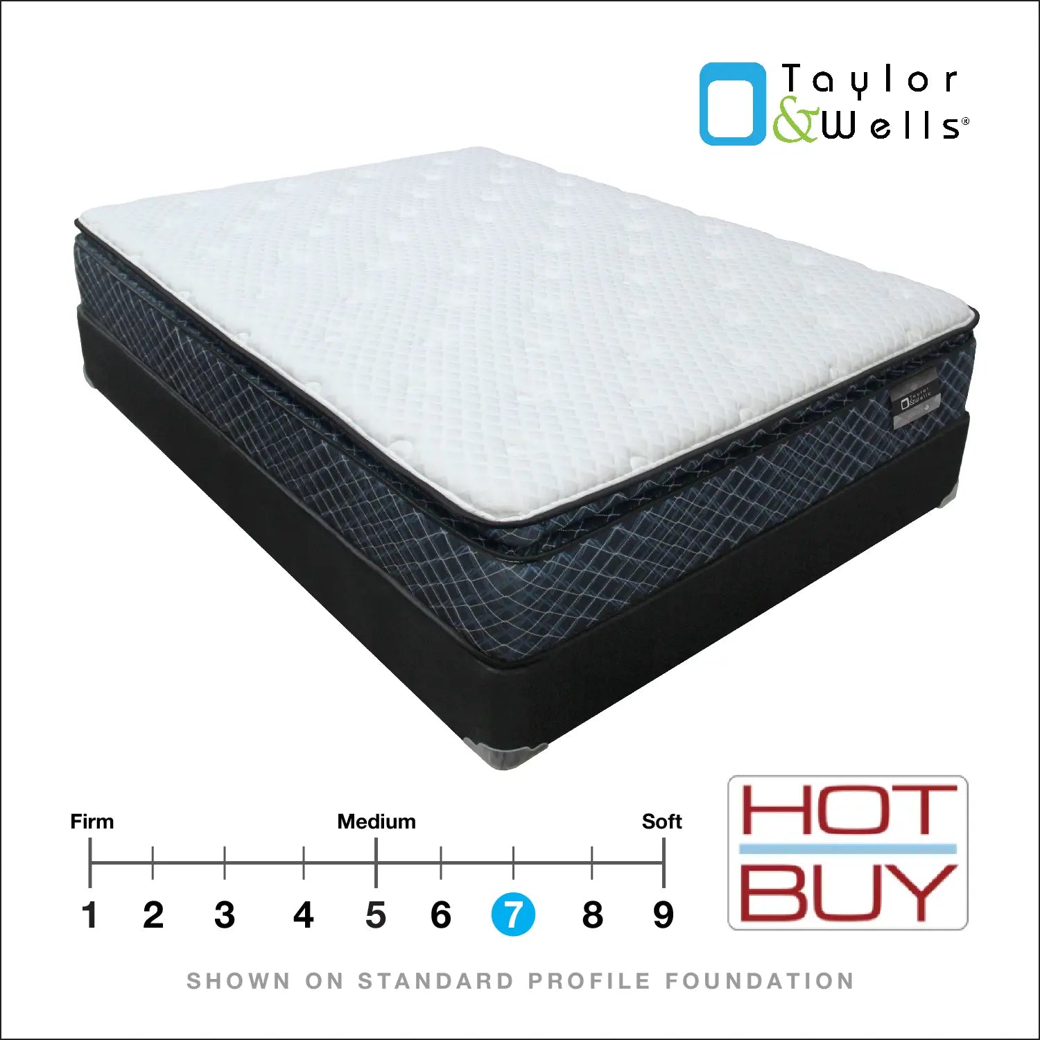 Taylor & Wells® 12" Windsong® Super Pillow Top Mattress