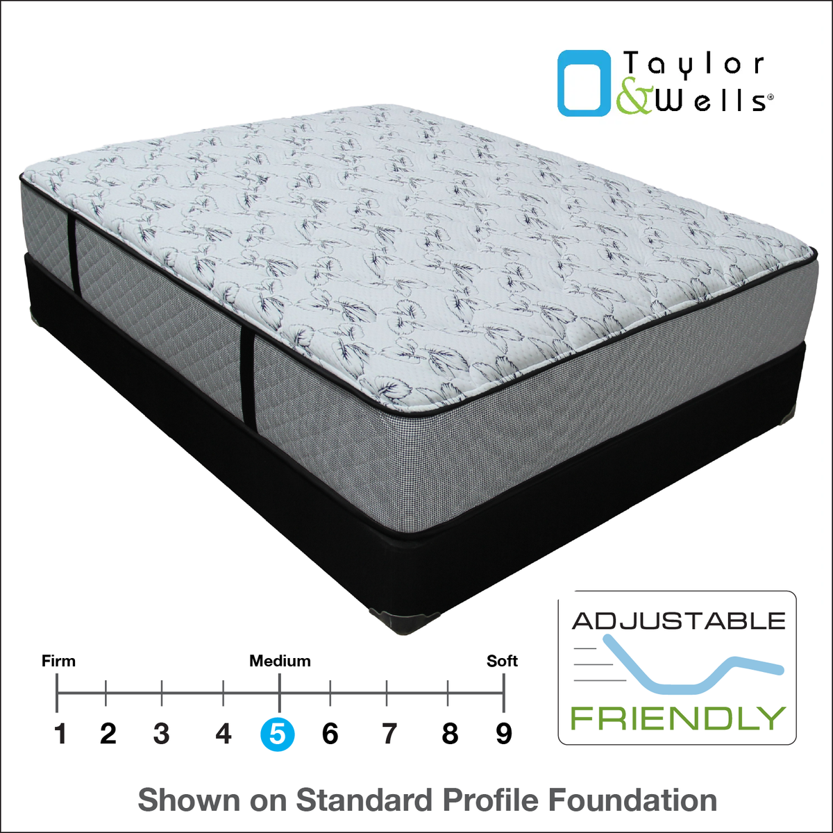 マットレス Treasure WillowBayPlushComfortScale_120