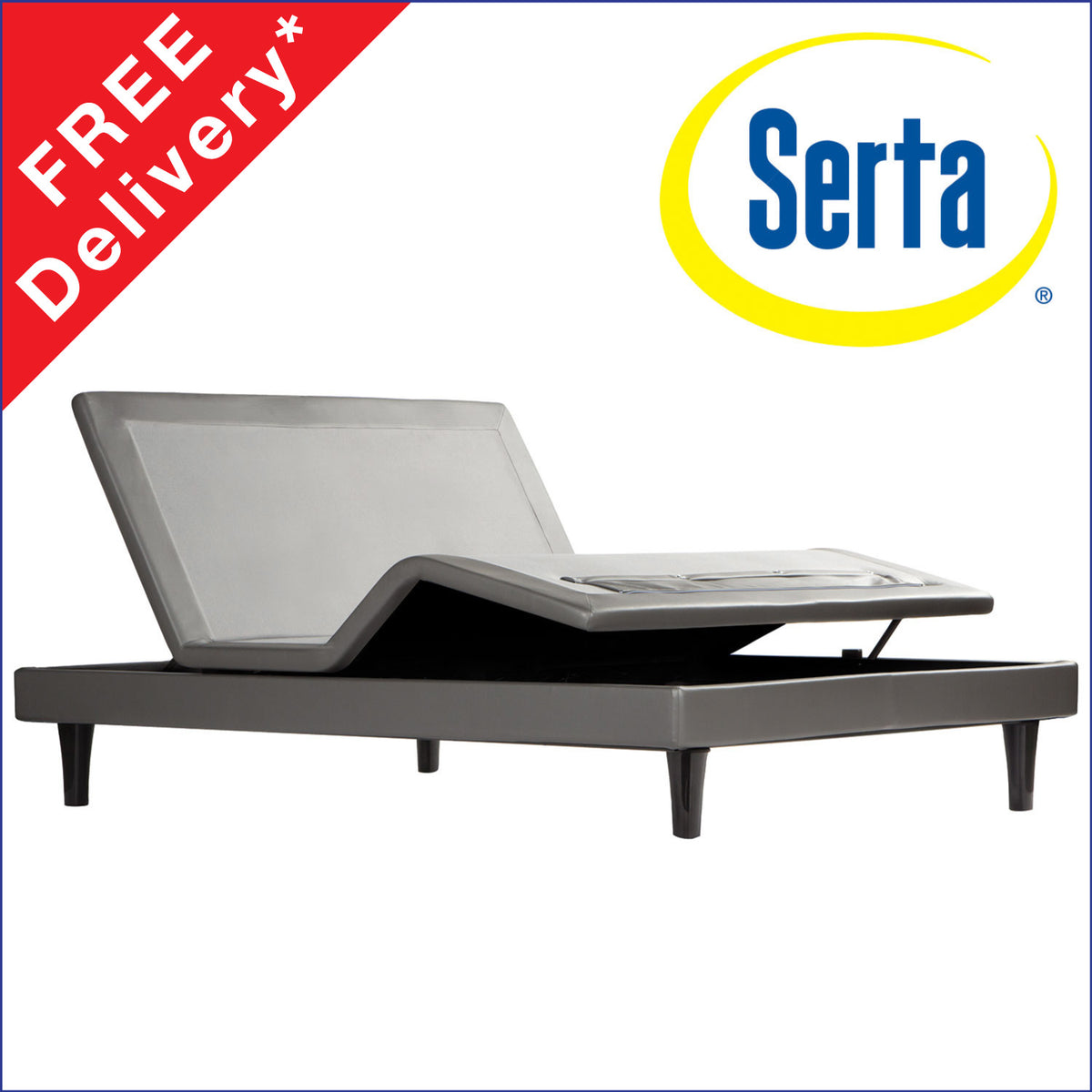 Serta adjustable base on sale with massage