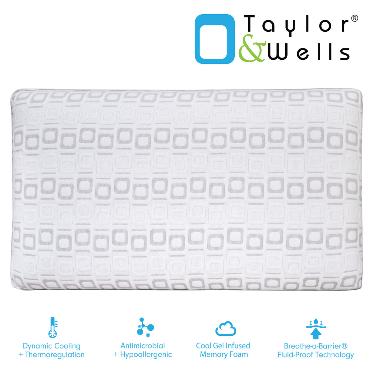 Luxury Cooling Gel Memory Foam Pillow