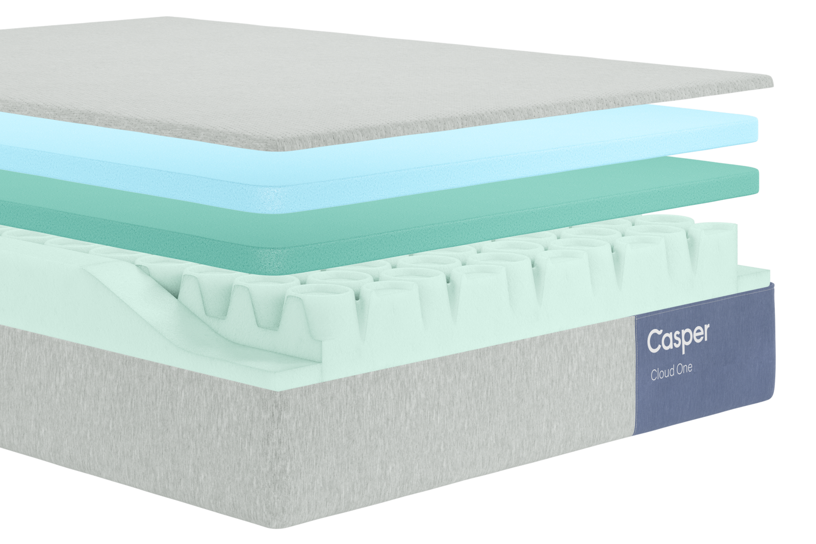 Casper Cloud One manufacturer mattress layer illustration