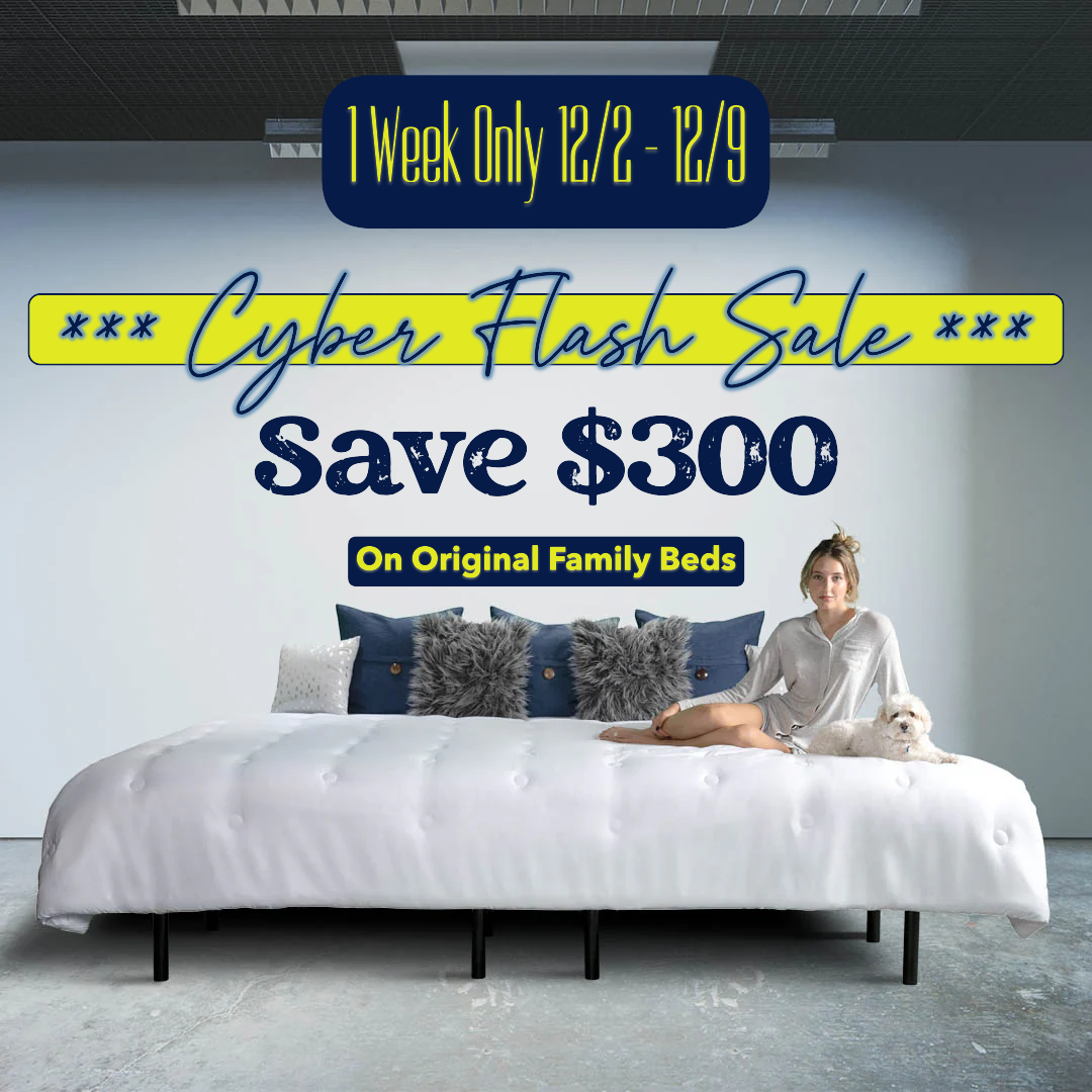 The Family Bed 10 Foot Gel Memory Foam Mattress