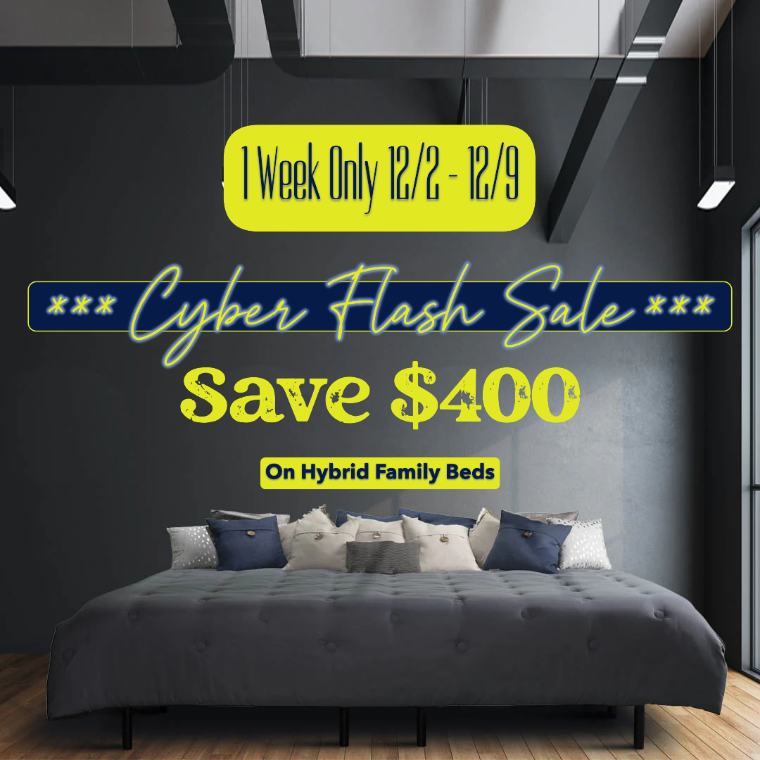 The Family Bed Hybrid XL 12 Foot Gel Memory Foam Mattress