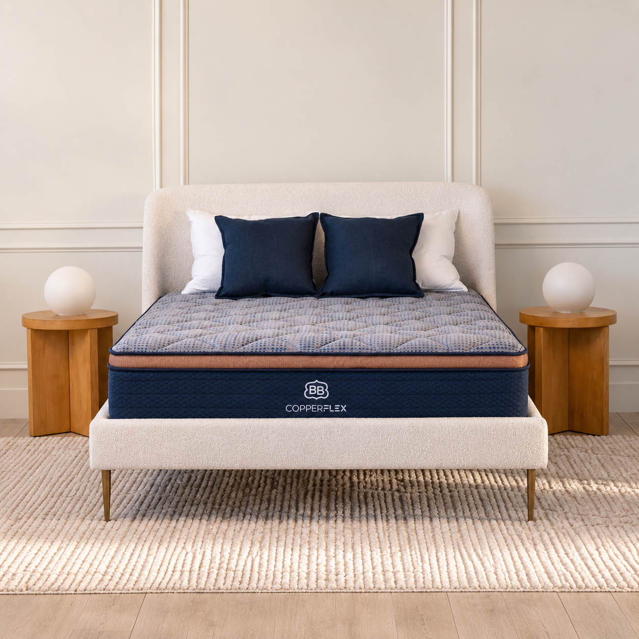 Brooklyn Bedding - CopperFlex Firm Hybrid Mattress