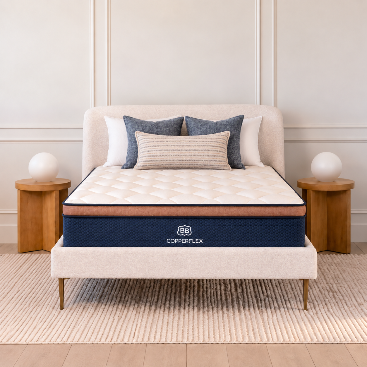 Brooklyn Bedding - CopperFlex Pro Medium Hybrid Mattress