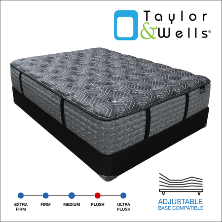 Taylor & Wells® 14.5" Baltic Breeze Plush Mattress