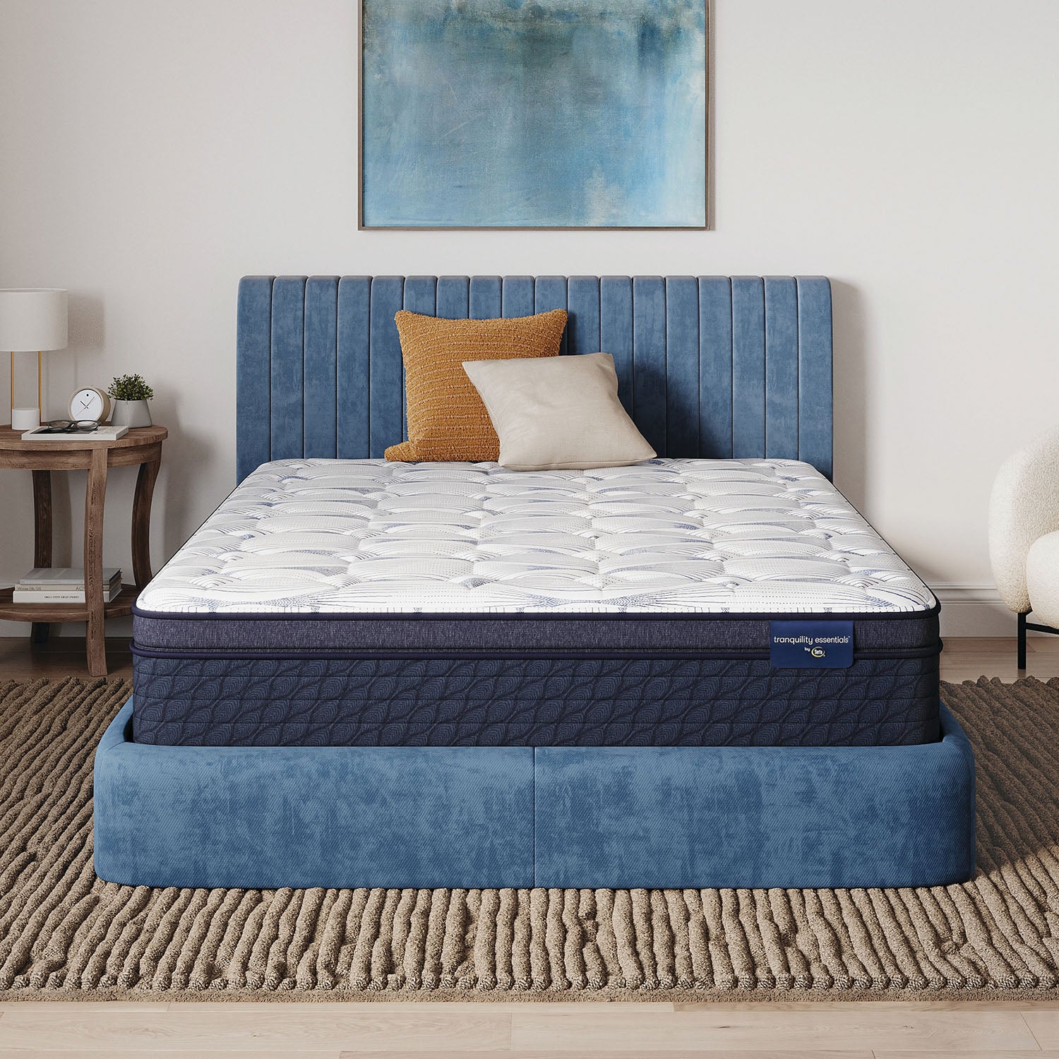 Serta 11.5" Camellia Skies Plush Euro Top