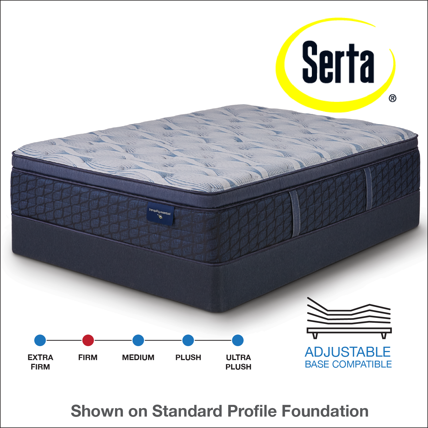 Serta 14.5" Daylily Firm Pillow Top