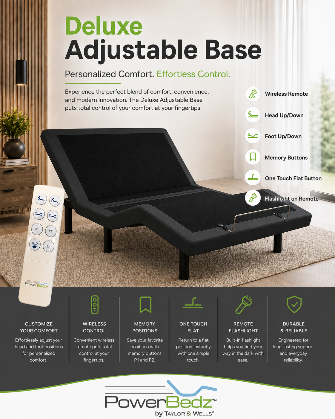 The Family Bed Original XL 12 Foot Gel Memory Foam Mattress