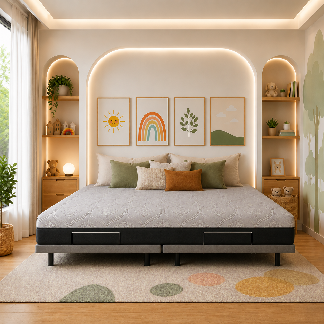 The Family Bed XL 12 Foot Gel Memory Foam Mattress
