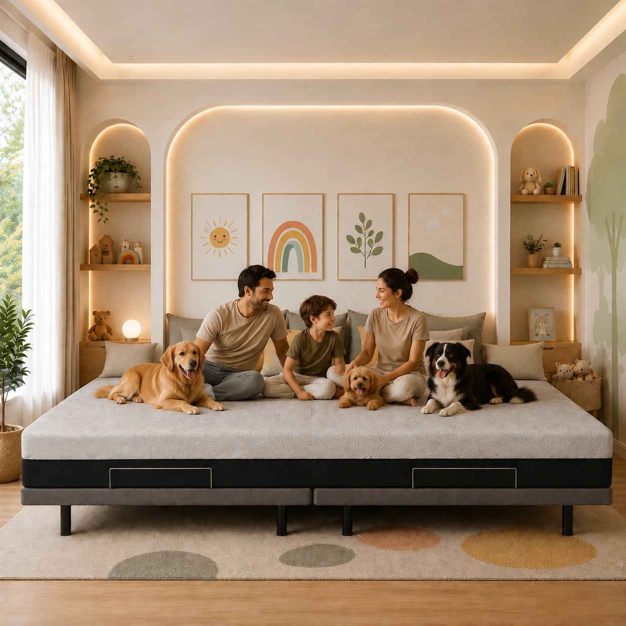 The Family Bed XL 12 Foot Gel Memory Foam Mattress