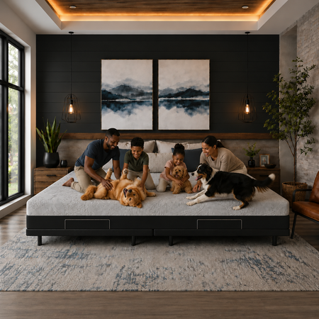 The Family Bed Hybrid 10 Foot Gel Memory Foam Mattress