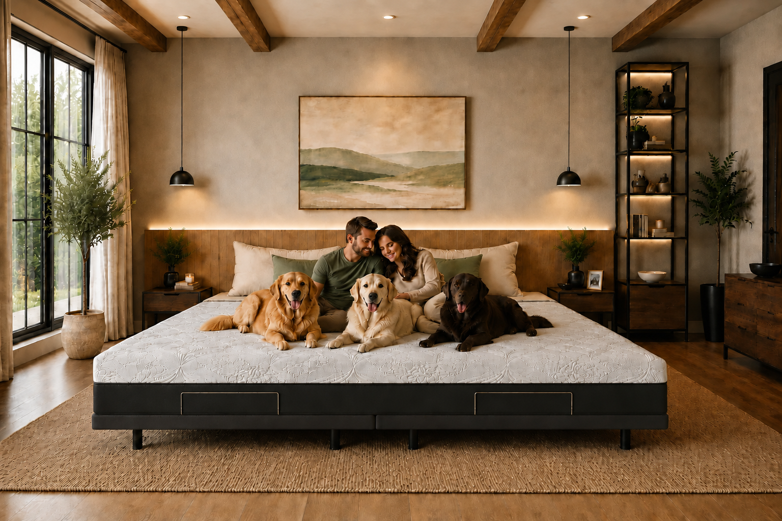 Family enjoying a Taylor & Wells Family Bed