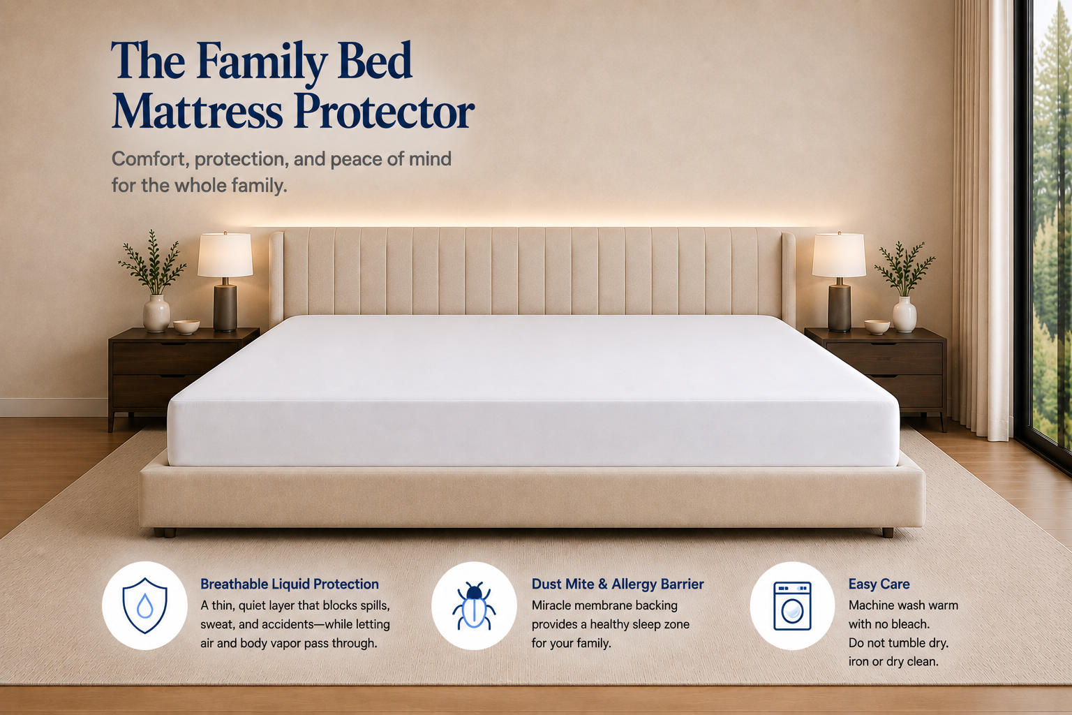 The Family Bed Mattress Protector