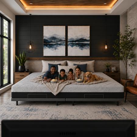 The Family Bed Hybrid XL 12 Foot Gel Memory Foam Mattress