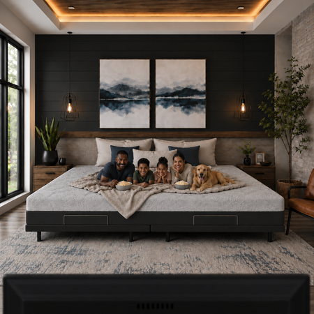 The Family Bed Hybrid XL 12 Foot Gel Memory Foam Mattress