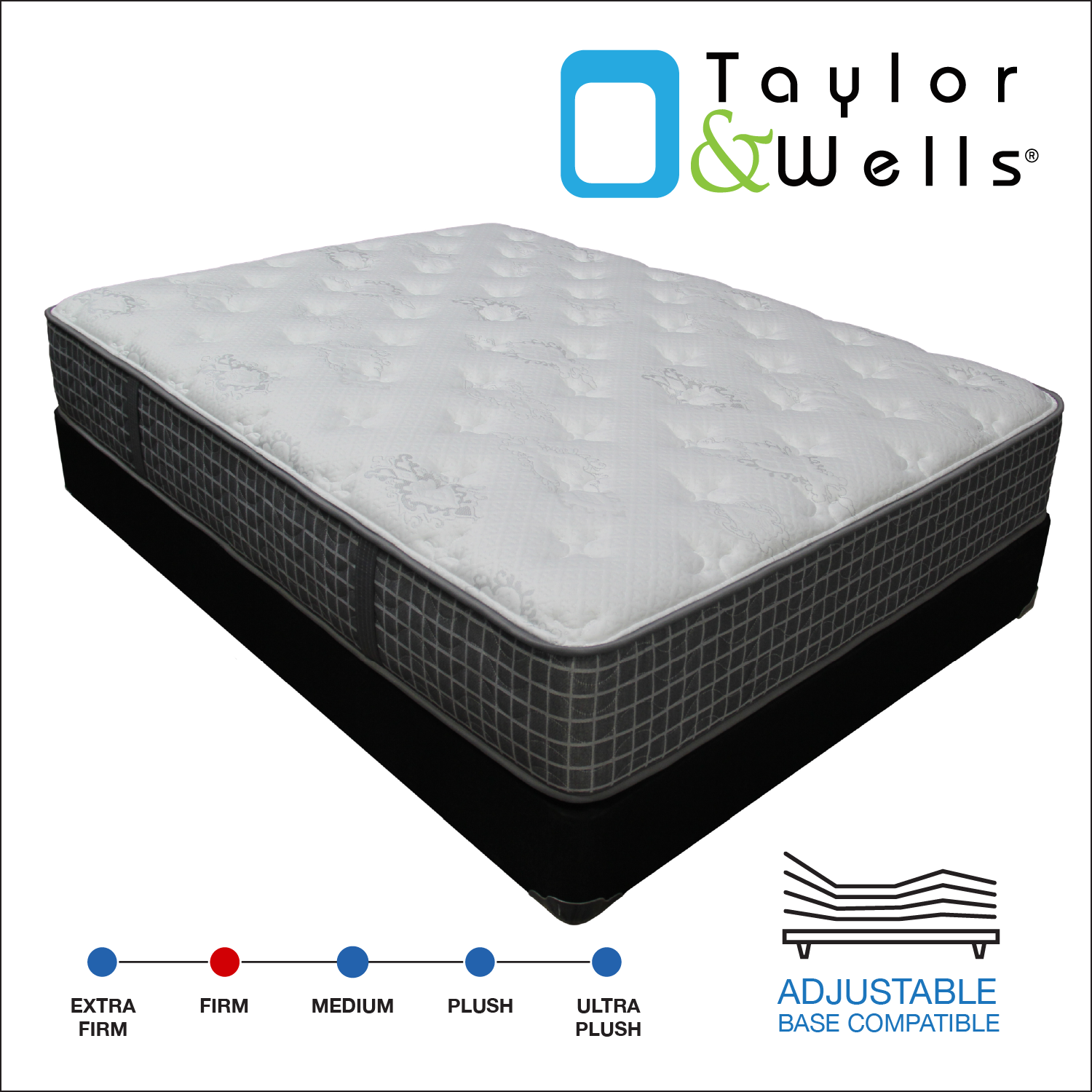 Taylor & Wells® 13" Glacier Bay Firm Mattress