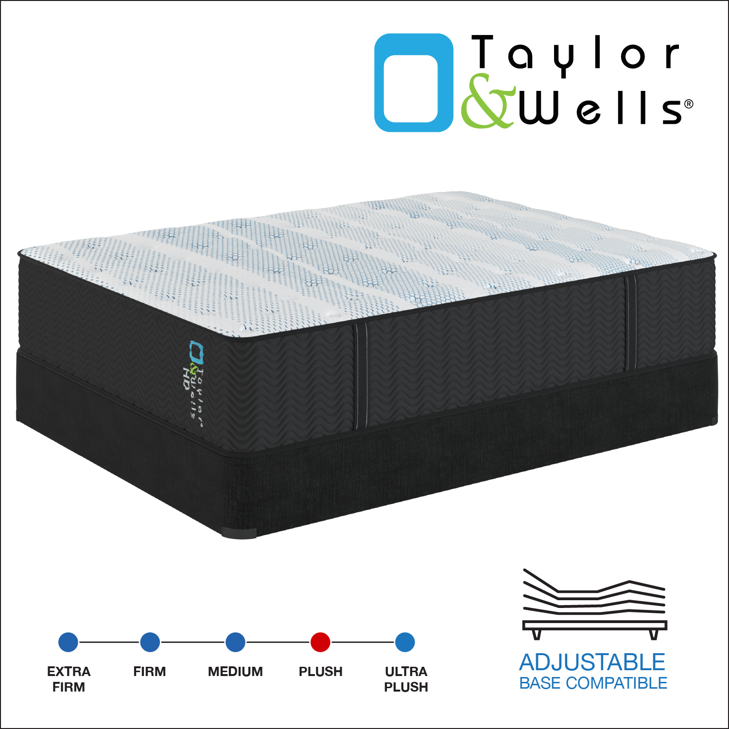 Taylor & Wells® 13" HD Plush Mattress