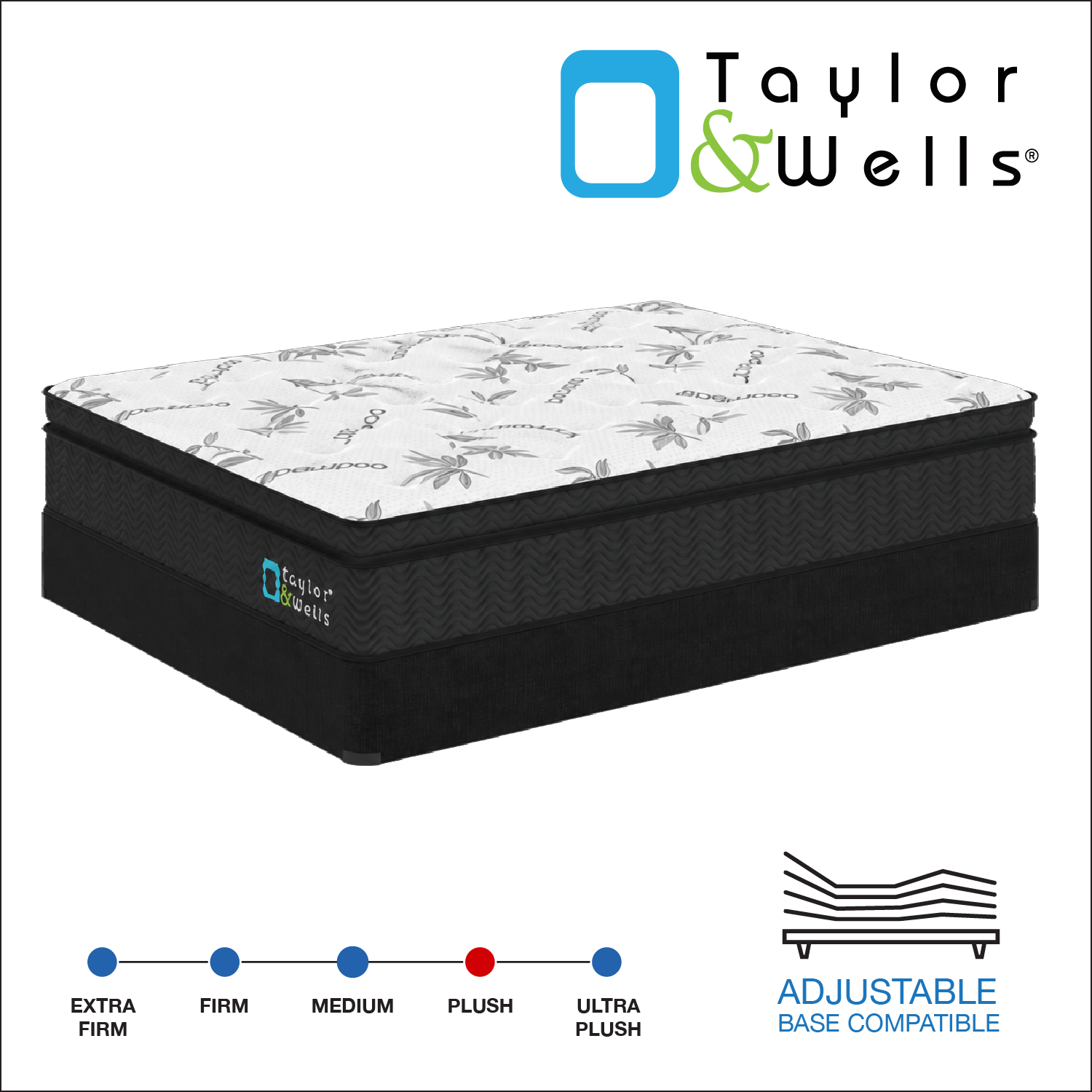 Taylor & Wells® 12" Kenner Pillow Top (Local Delivery ONLY)