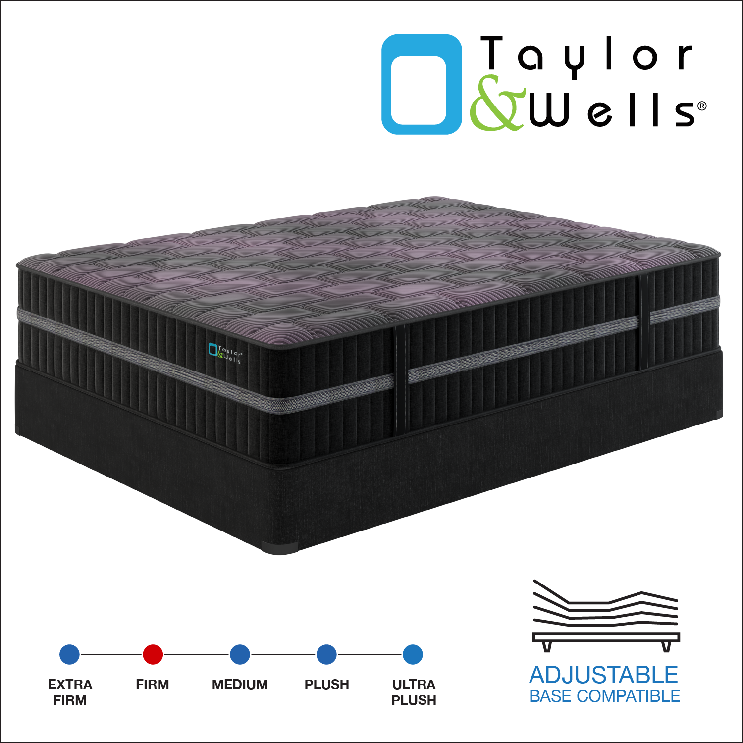 Taylor & Wells® 15" Meridian® Firm Mattress