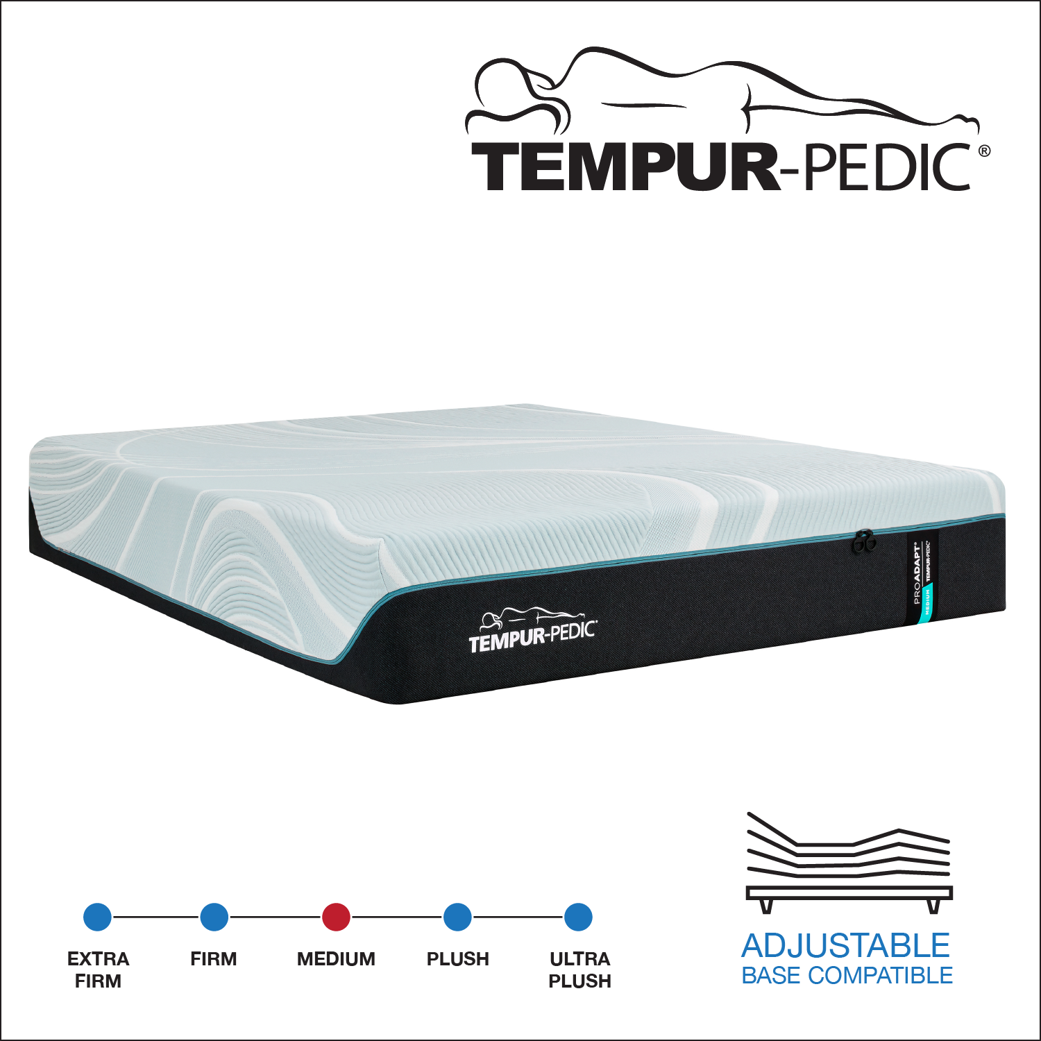 12" TEMPUR-ProAdapt® Medium 2.0