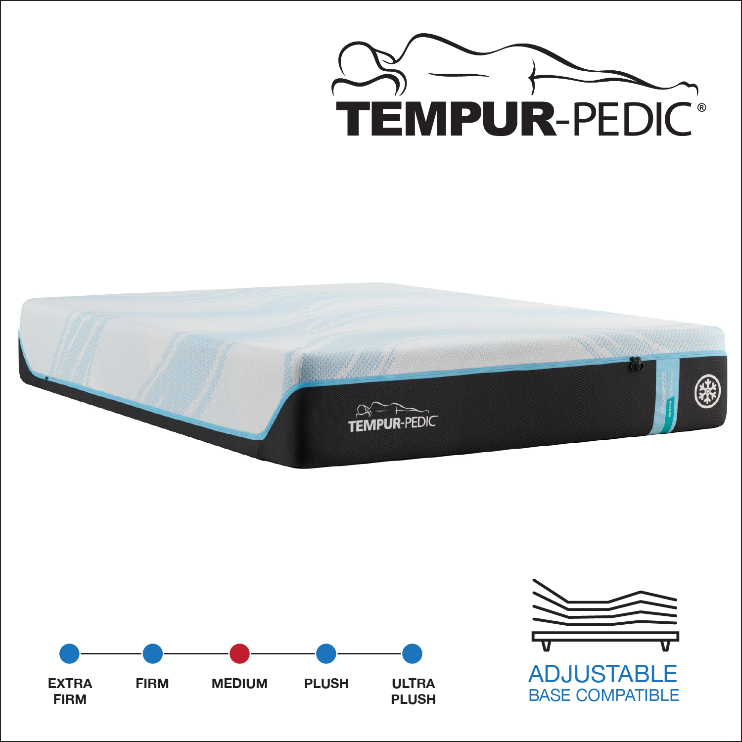 12" TEMPUR-PRObreeze® Medium 2.0