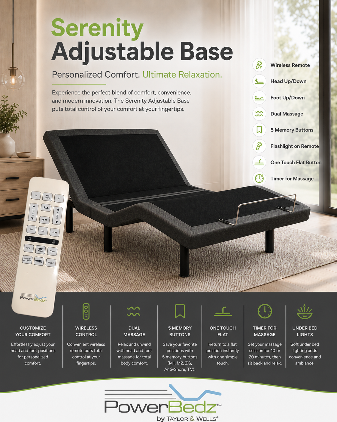 The Family Bed XL 12 Foot Gel Memory Foam Mattress