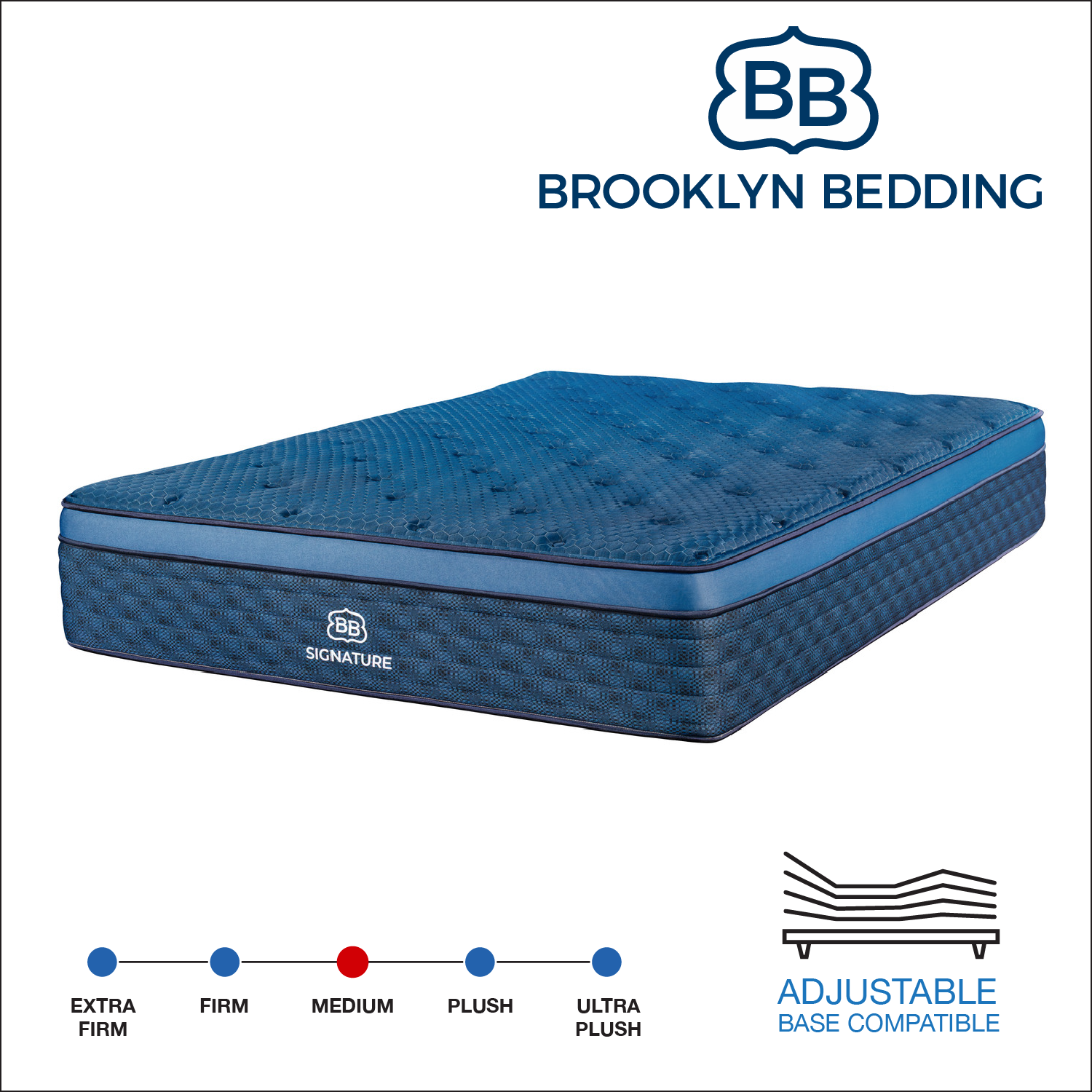 Brooklyn Bedding - Signature Cloud Hybrid Medium Mattress