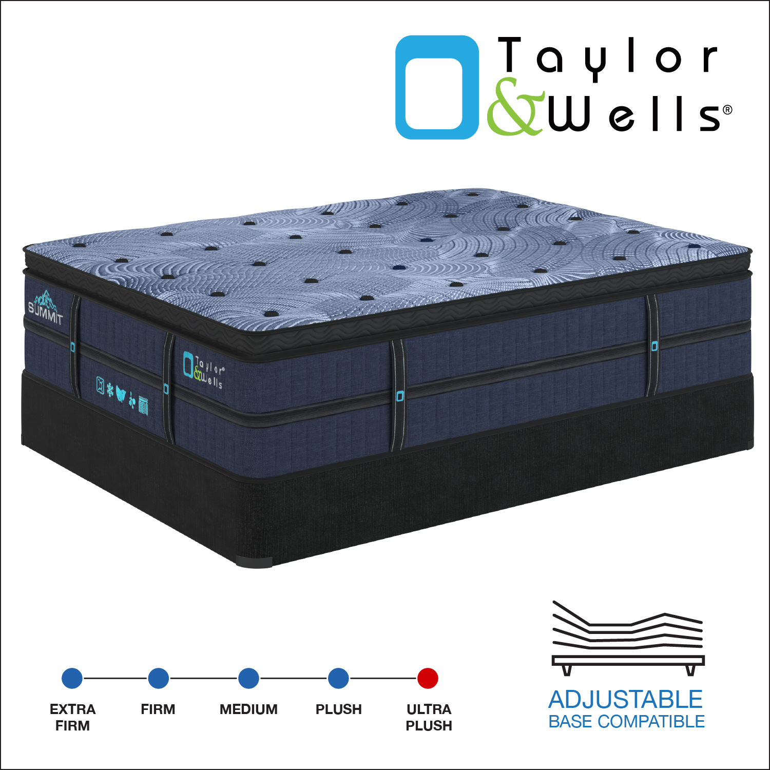 Taylor & Wells® 16" Summit® Pillow Top Mattress