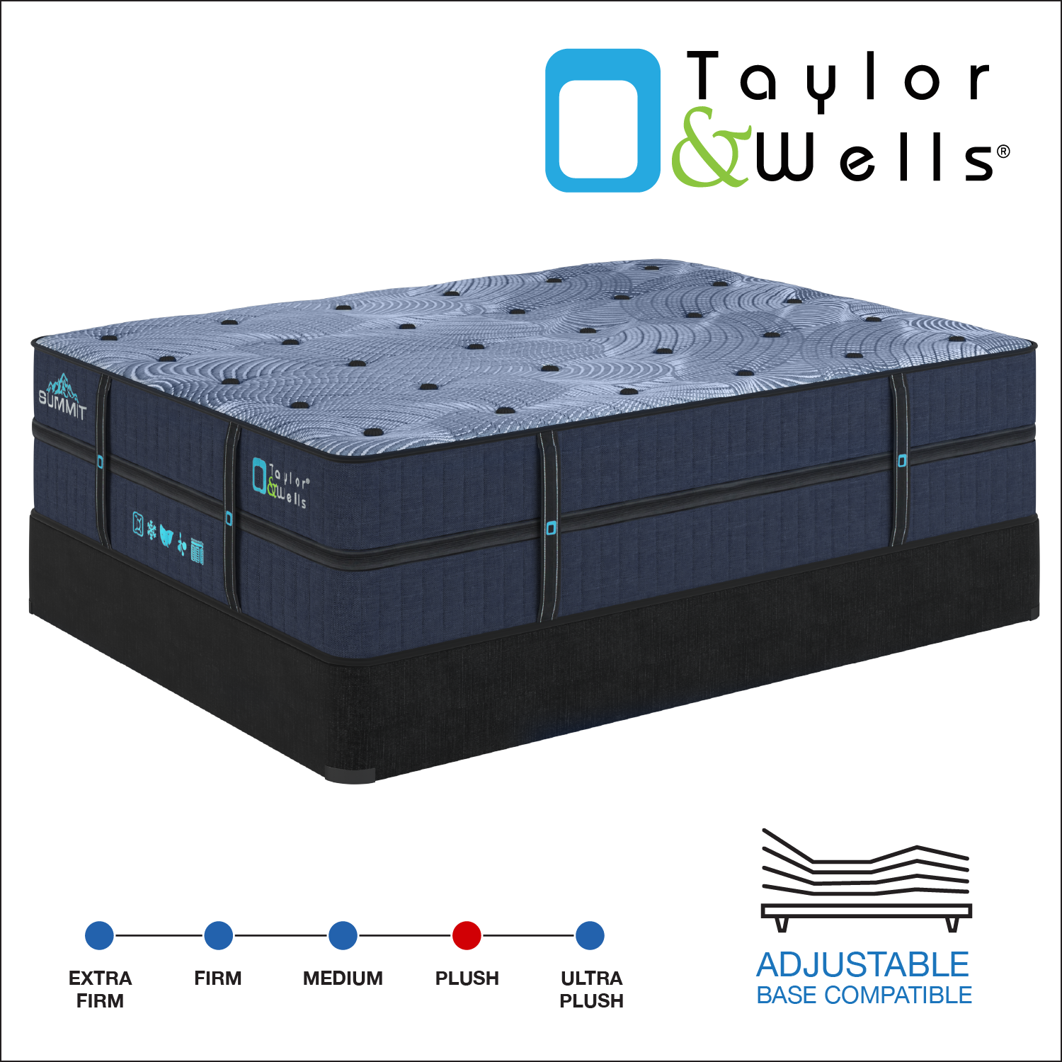 Taylor & Wells® 16" Summit® Plush Mattress