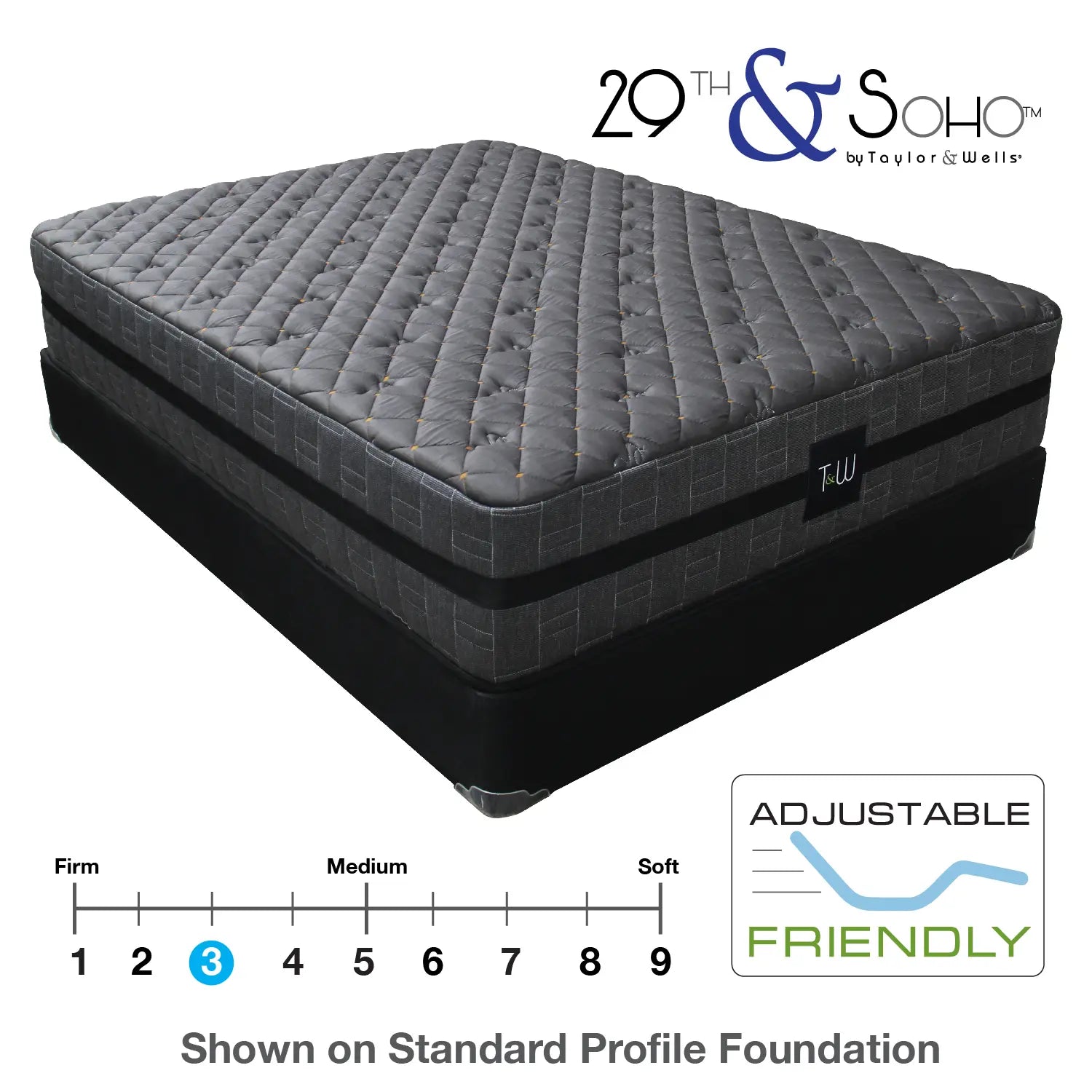 29th & Soho™ 29/23 Hybrid Luxury Firm Mattress