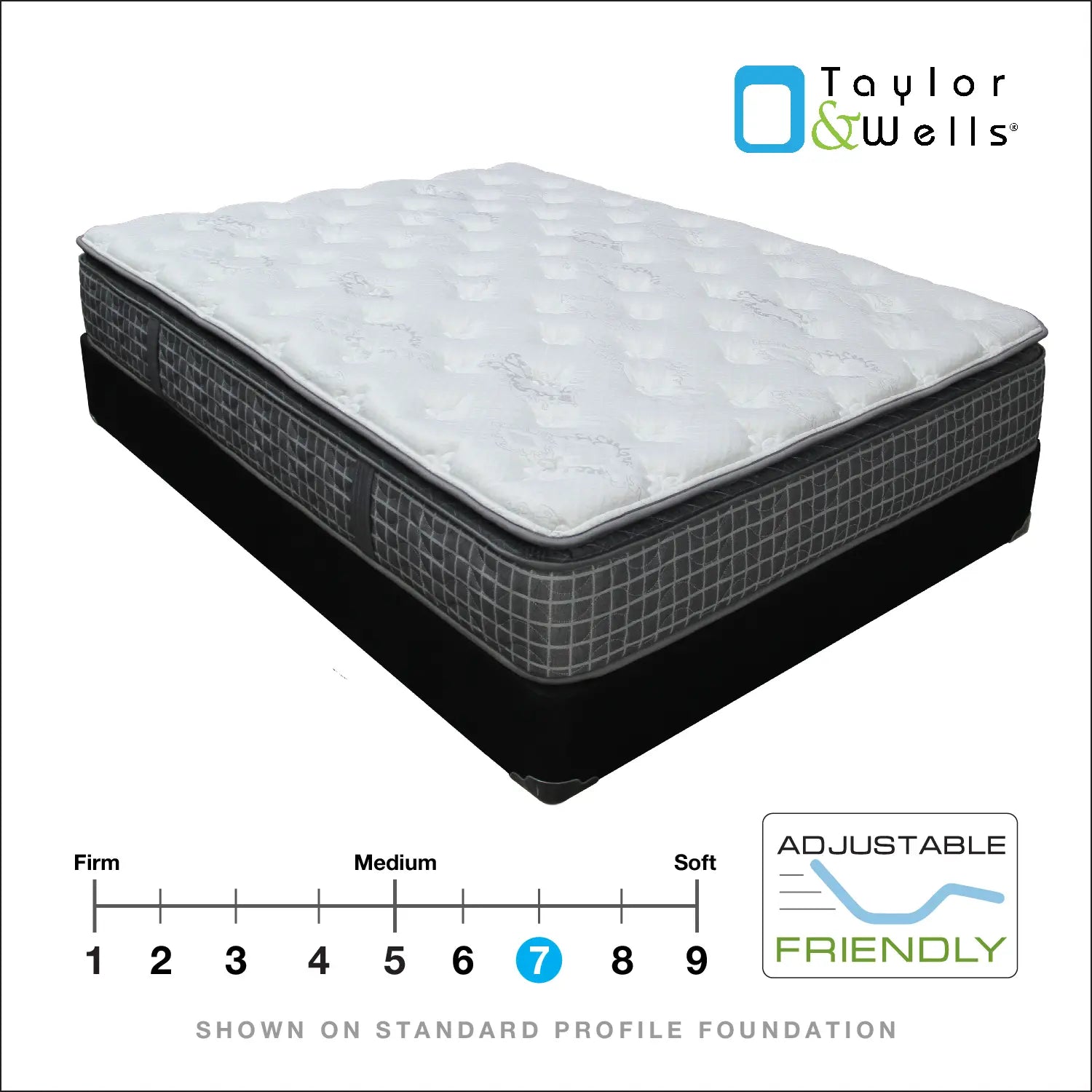 Taylor & Wells® 13" Glacier Bay Pillow Top Mattress