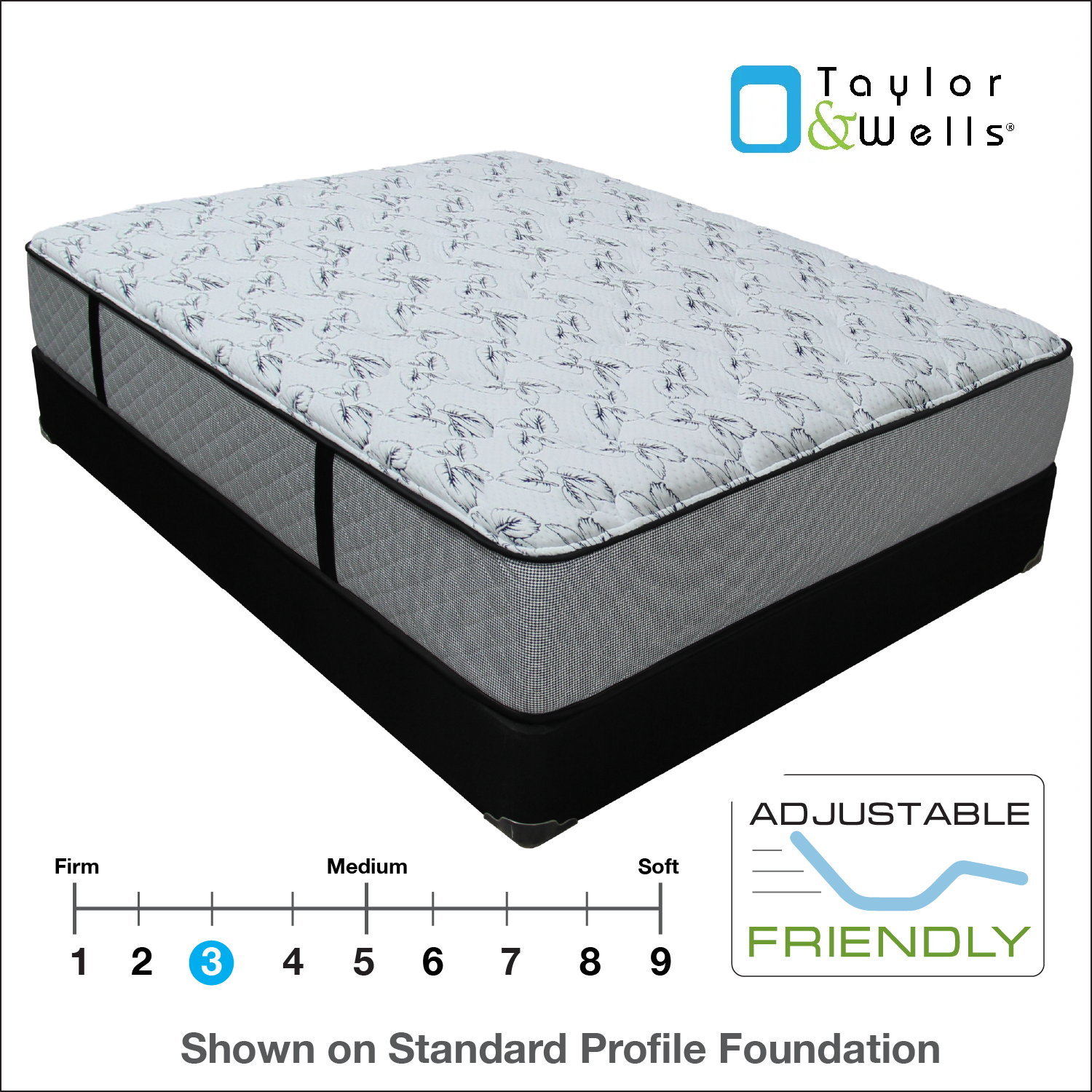 Taylor & Wells® 13.5" Willow Bay Firm Mattress