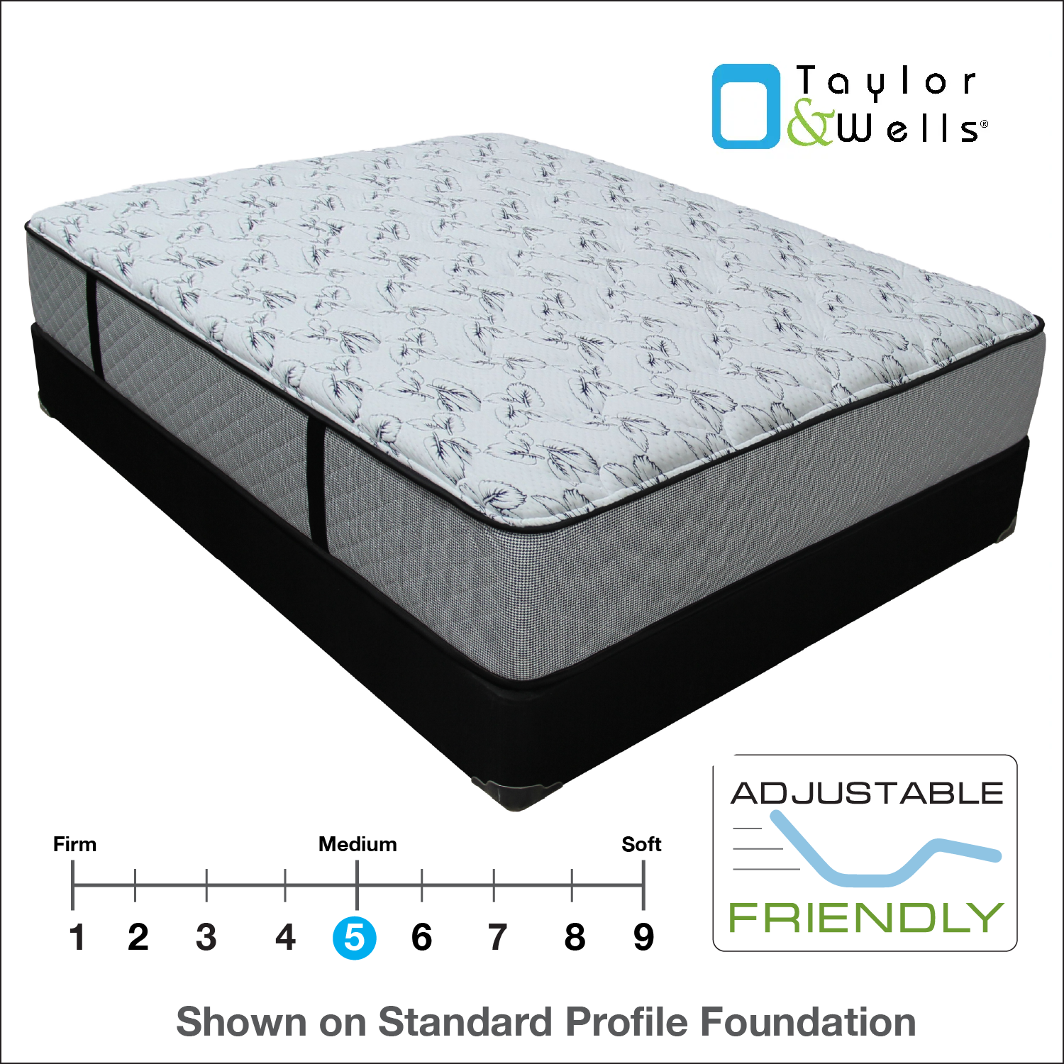 Taylor & Wells® 13.5" Willow Bay Plush Mattress