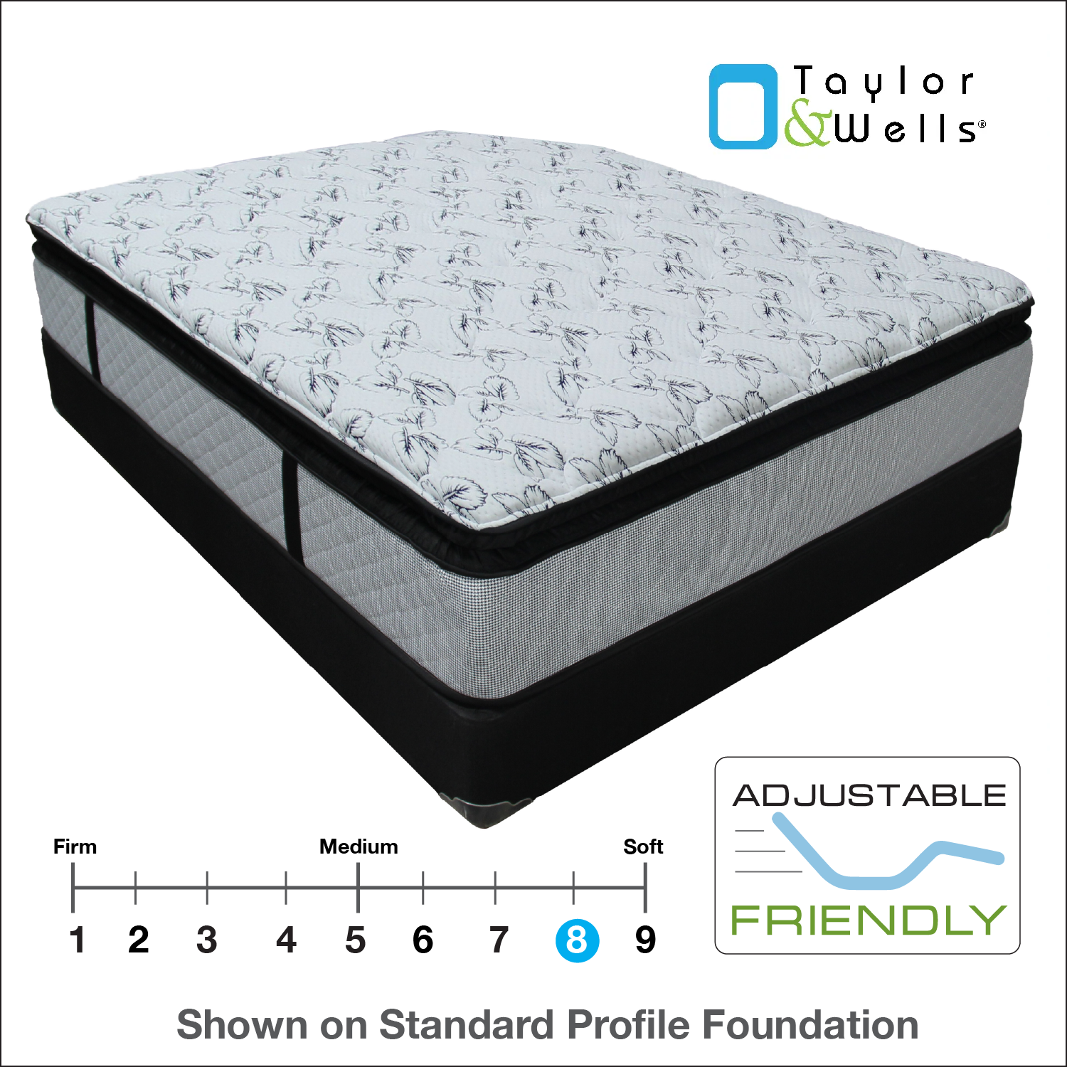 Taylor & Wells® 14.5" Willow Bay Super Pillow Top Mattress