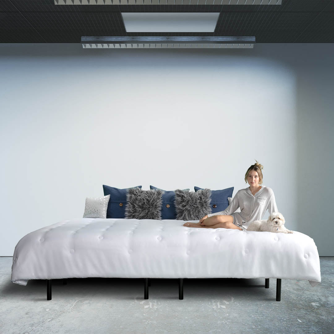 The Family Bed 10 Foot Gel Memory Foam Mattress