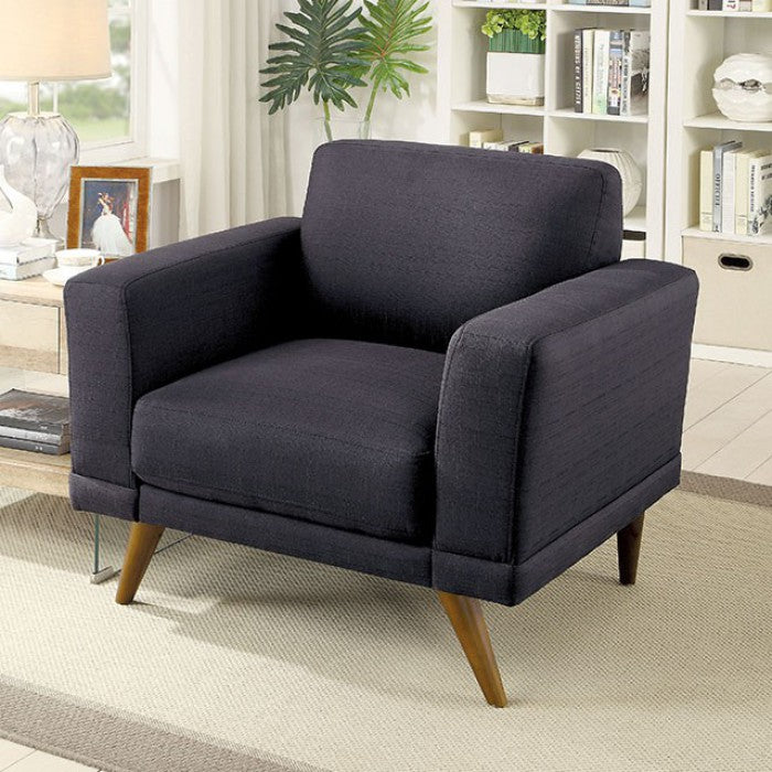 Janie - Sofa, Love Seat & Chair CM6977BK