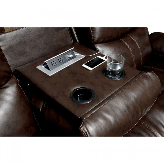 Listowel - Sofa, Love Seat & Recliner CM6992BR