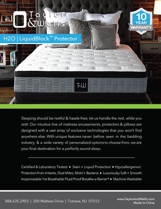 H2O | LiquidBlock™ Mattress Protector
