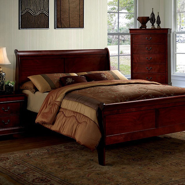 Louis Philippe Classic Sleigh Bed