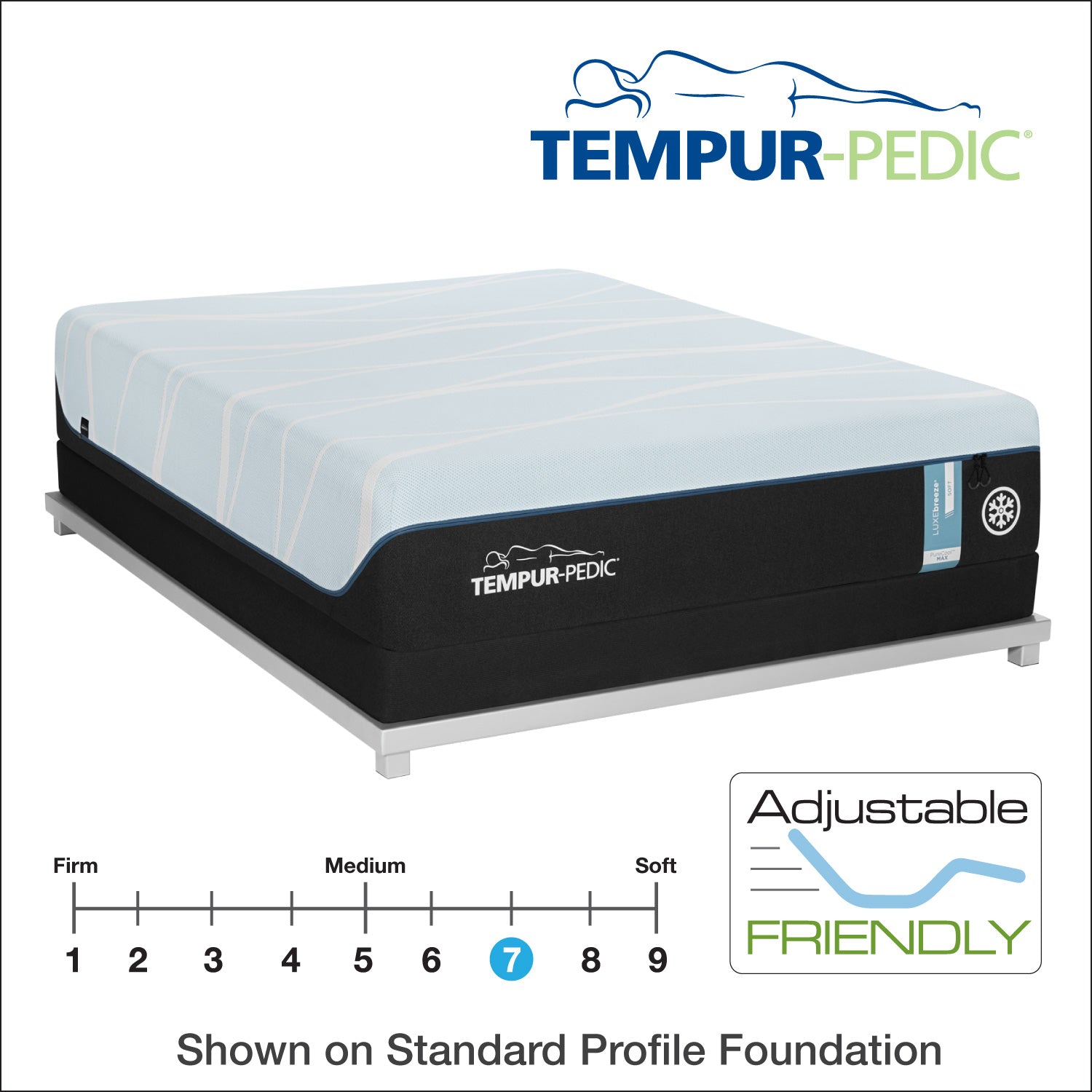 13" TEMPUR-LUXEbreeze® Soft