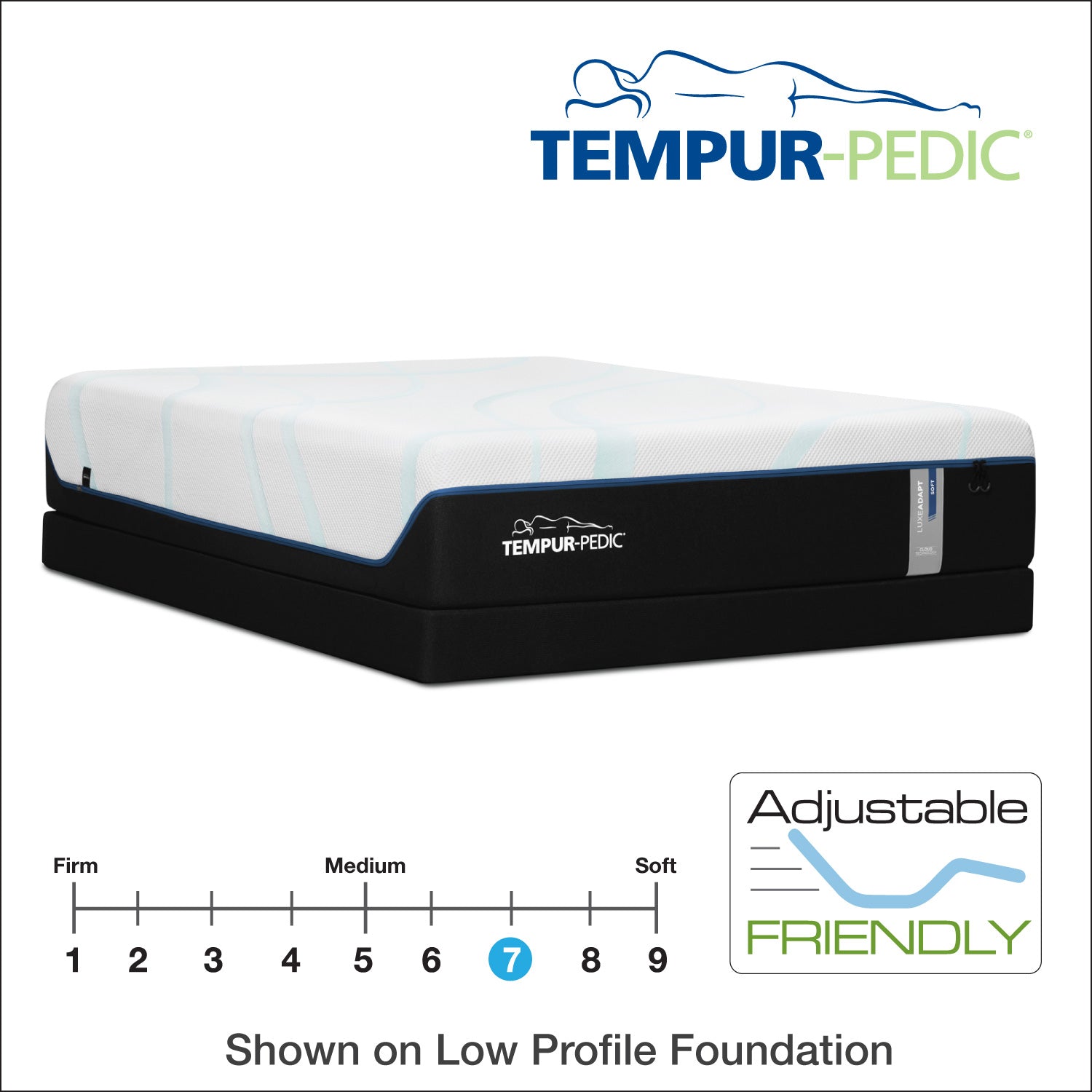 13" TEMPUR-LuxeAdapt® Soft 2.0