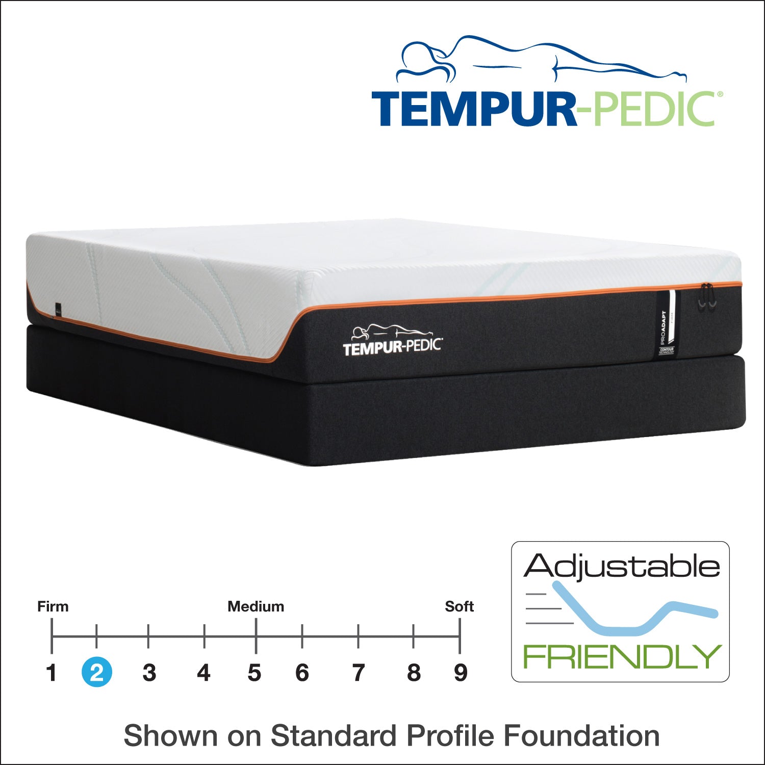 12" TEMPUR-ProAdapt® Firm 2.0
