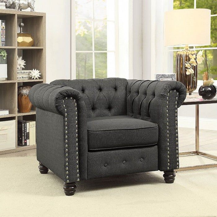 Winifred - Sofa, Love Seat & Chair CM6342GY